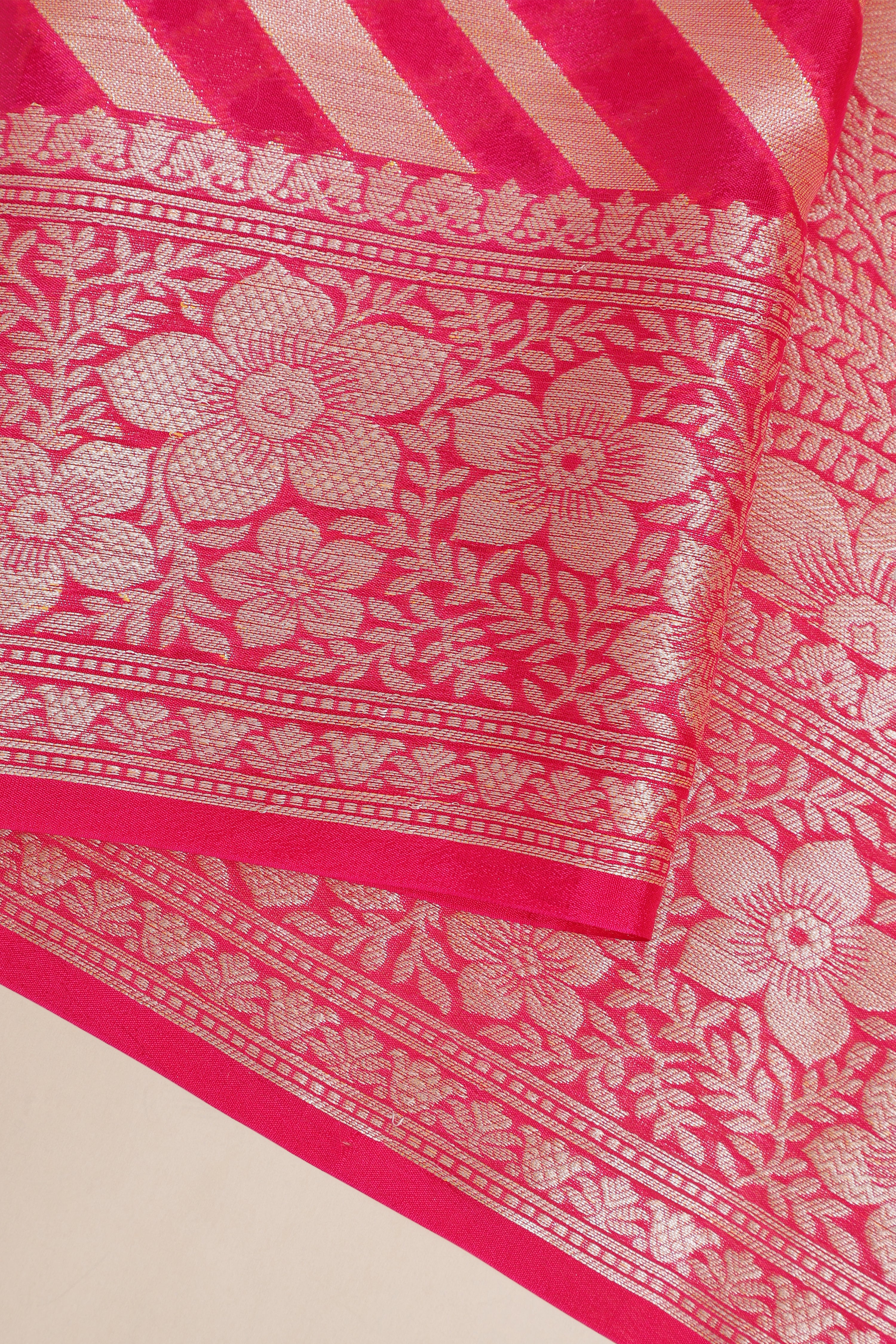 Pure Banarasi Khaddi 2d Dye Saree