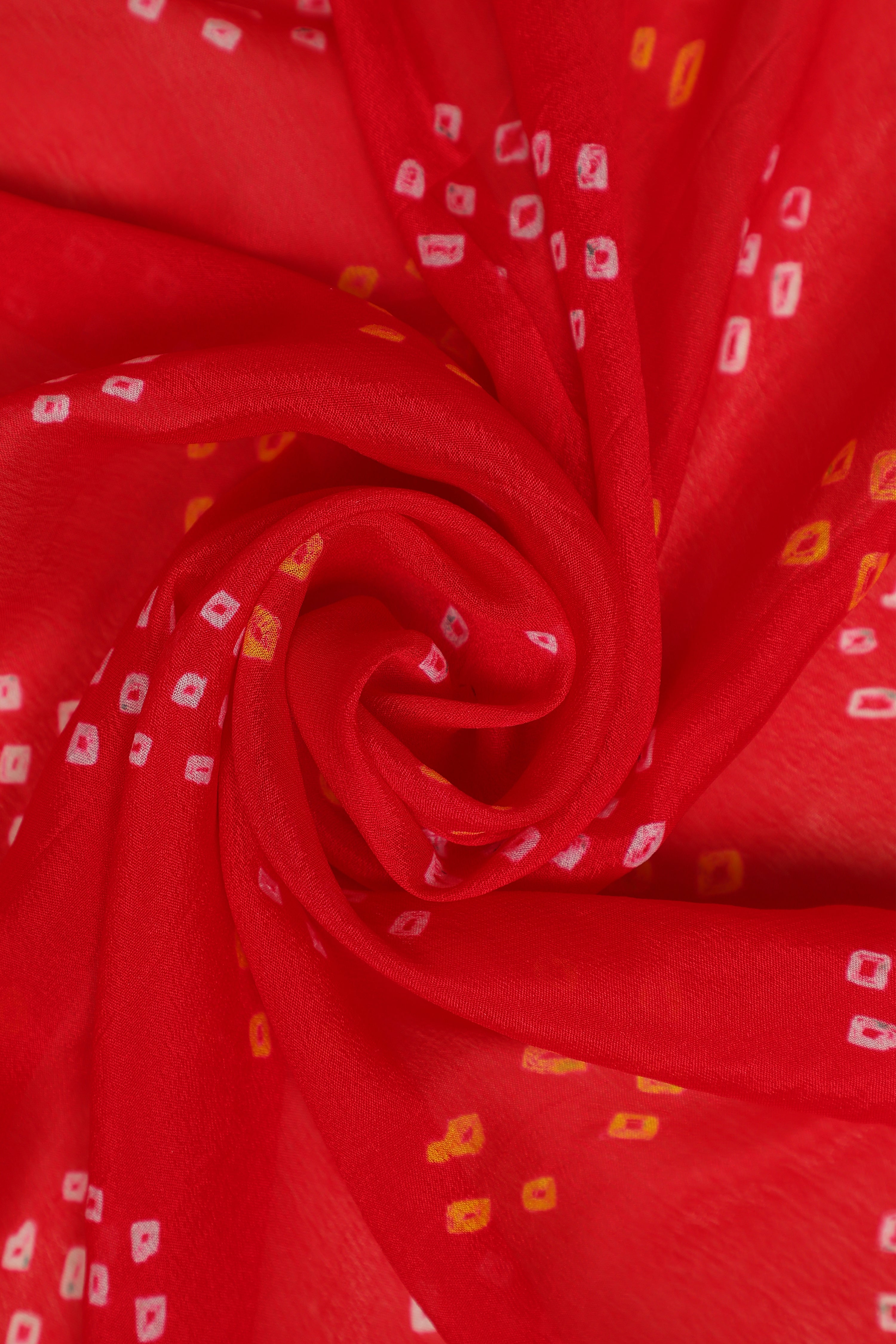 Banarasi georgette khaddi tilfi bandhej saree