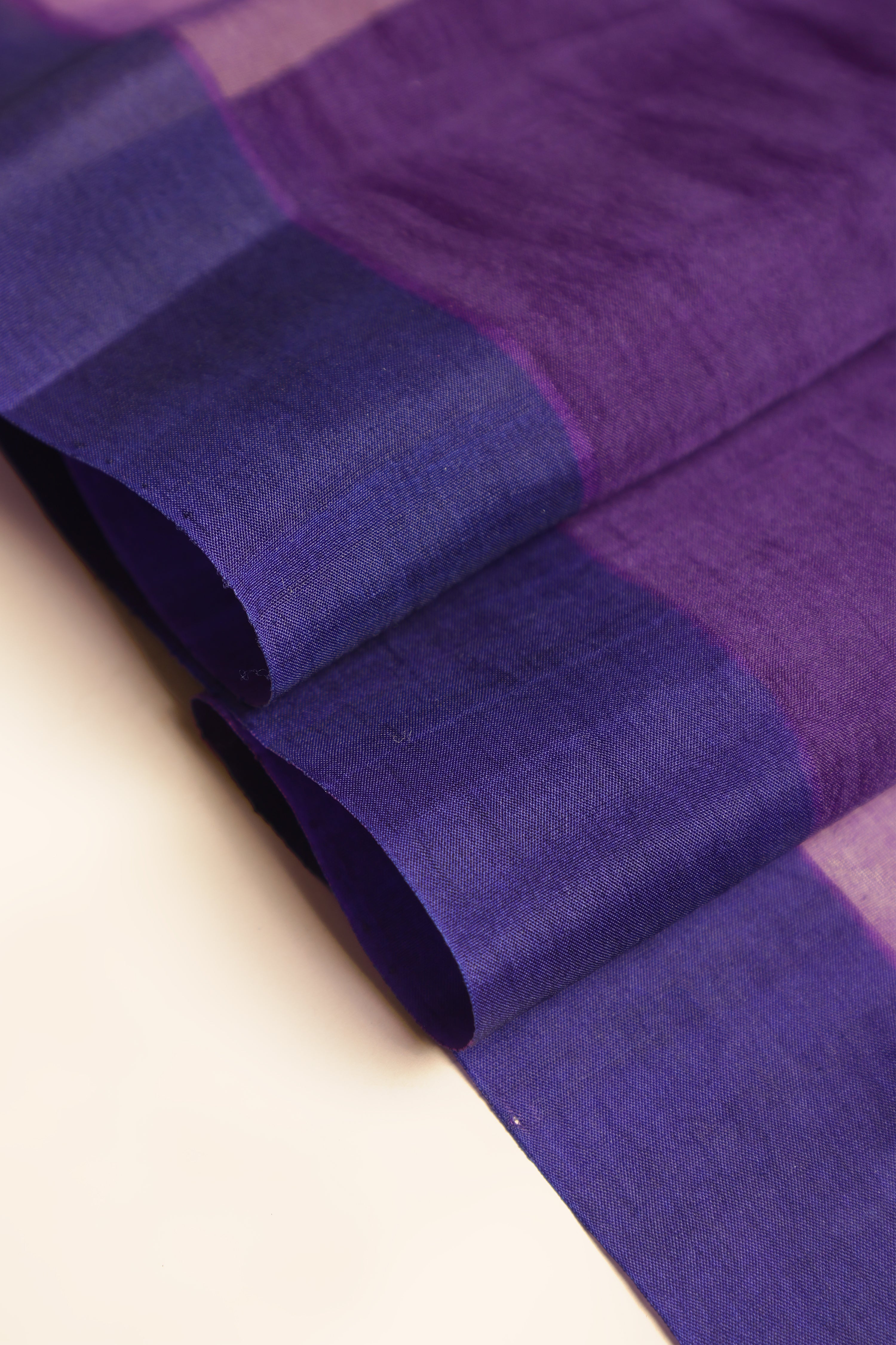 Pure Silk Banarasi Organza Kadhua Meena Butti Saree - Royal Purple