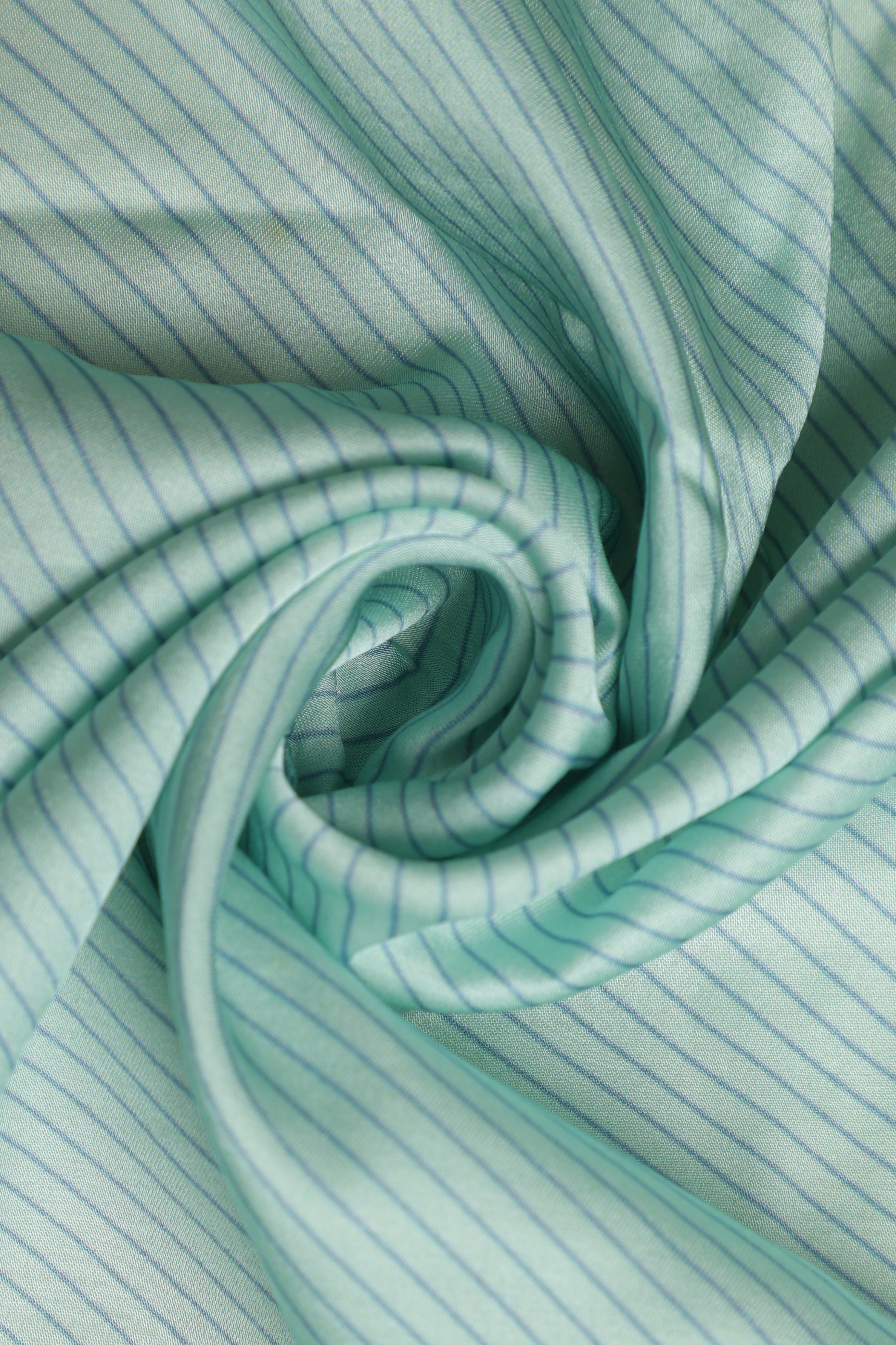 Silk Satin Body Organza Pallu Printed Half And Half Sarees - Mint green