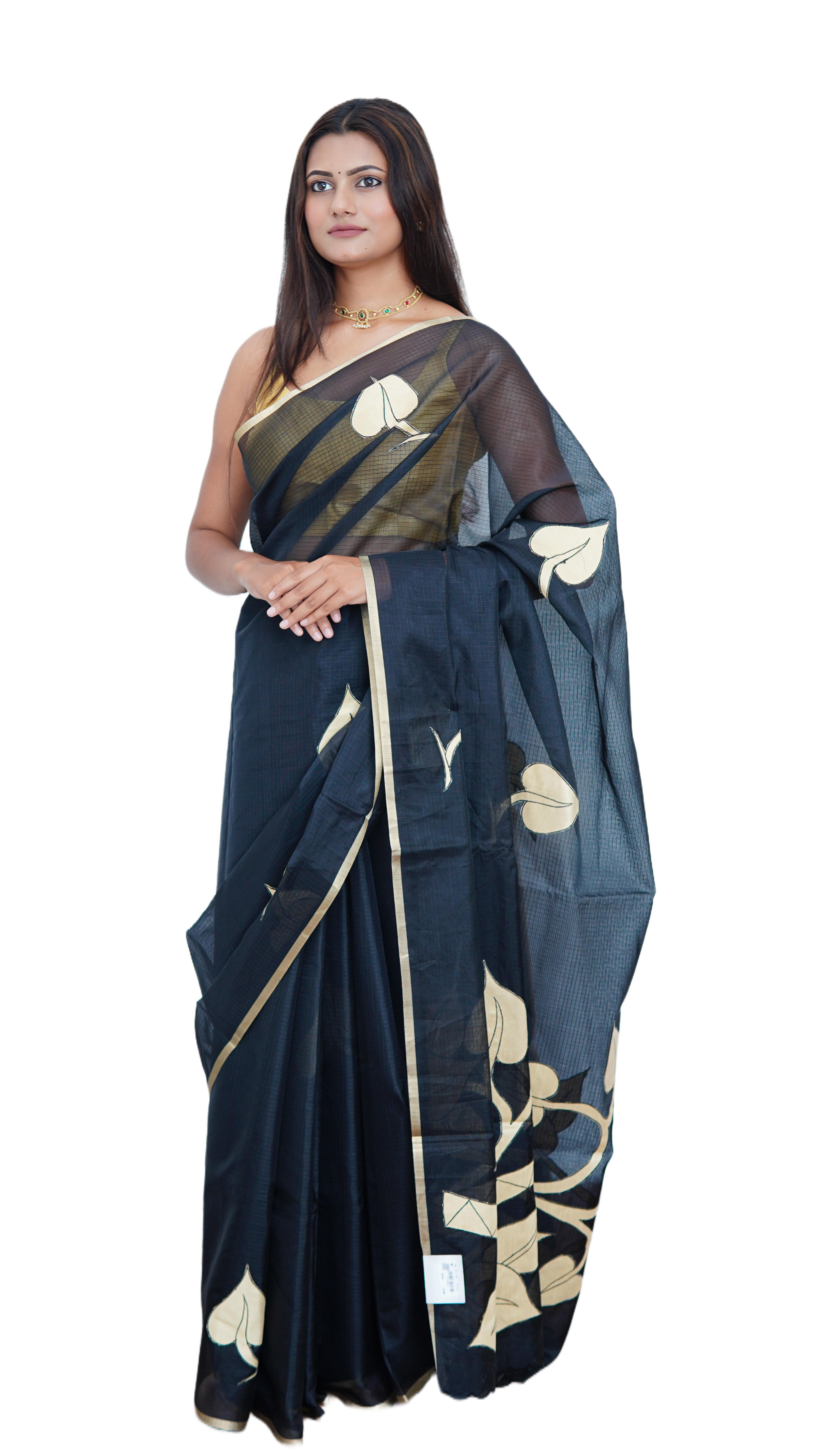 Banarasi fancy Kota butti Saree - Black