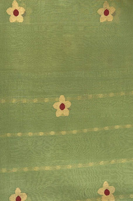 Organza Meena Butti - Creamy Beige